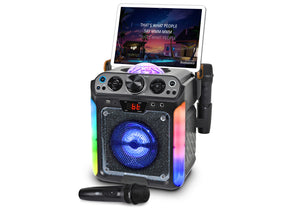 Groove DISCO •  Bluetooth Karaoke Machine with Disco Ball & Lights
